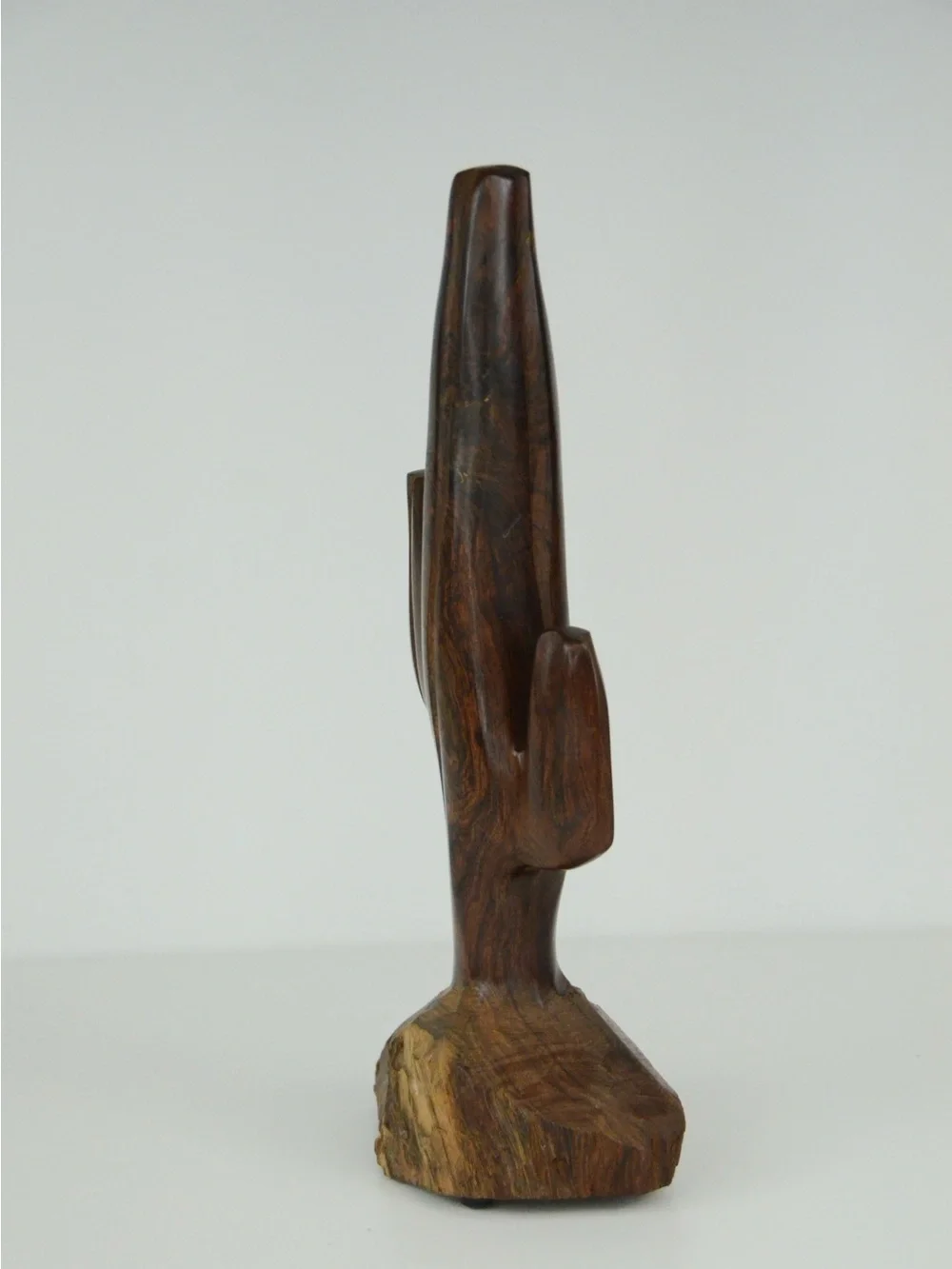 Vintage Ironwood Carved Saguaro Cactus Sculpture